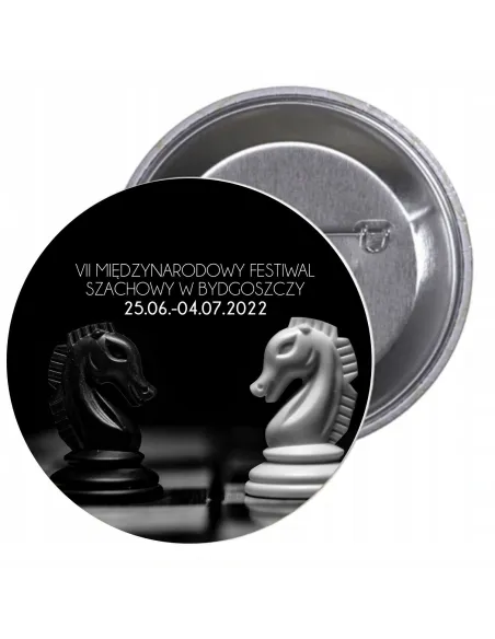 Przypinki Buttony – Vii Międzynarodowy Festiwal Szachów