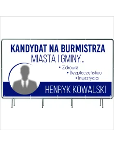 Baner Wyborczy Banery Wyborcze 200x100cm 50 sztuk Gotowy