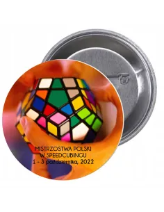 Przypinki Buttony Turniej Mistrzostwa Polski Speedcubingu