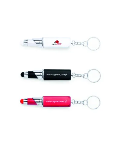 Pomadki Reklamowe Brelok Długopis z Nadrukiem 100 szt