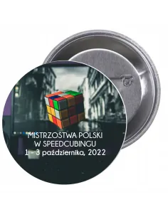 Przypinki Buttony Turniej – Mistrzostwa Polski w Speedcubing