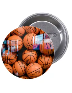 Przypinki Buttony Sport Znaczki Badziki Grafiką z Nadrukiem