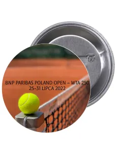 Przypinki Buttony Sport Bnp Paribas Poland Open Wta