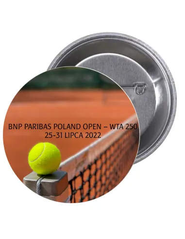 Przypinki Buttony Sport Bnp Paribas Poland Open Wta