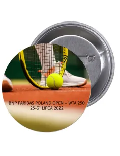 Przypinki Buttony Sport – Bnp Paribas Poland Open – Wta 250