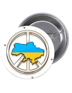 Przypinki Buttony Solidarność z Ukrainą Znaczki Badziki