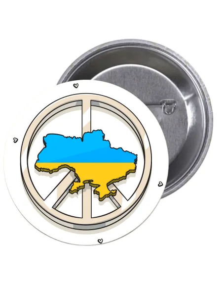 Przypinki Buttony Solidarność z Ukrainą Znaczki Badziki
