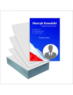 Ulotki A4 Wyborcze 100 szt Wybory na Burmistrza Gminy +