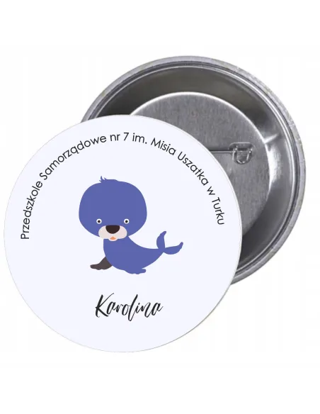 Przypinki Buttony Przedszkole – Karolina Znaczki Badziki