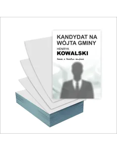 Ulotki A4 Wyborcze Gotowy Projekt 5000 szt Wybory Wójta