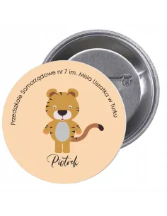 Przypinki Buttony Przedszkole – Piotrek Znaczki Badziki