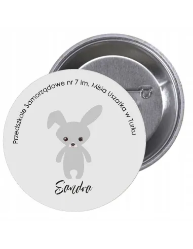 Przypinki Buttony Przedszkole – Sandra Znaczki Badziki