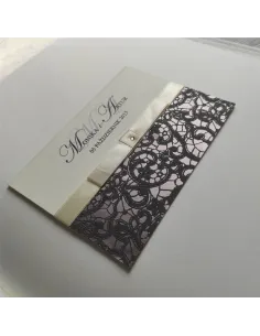 Eleganckie Personalizowane Zaproszenie Ślubne na Wesele