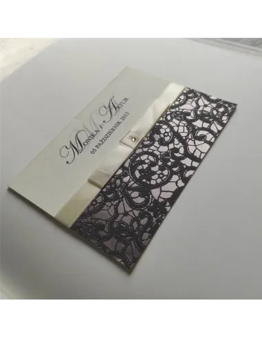 Eleganckie Personalizowane Zaproszenie Ślubne na Wesele