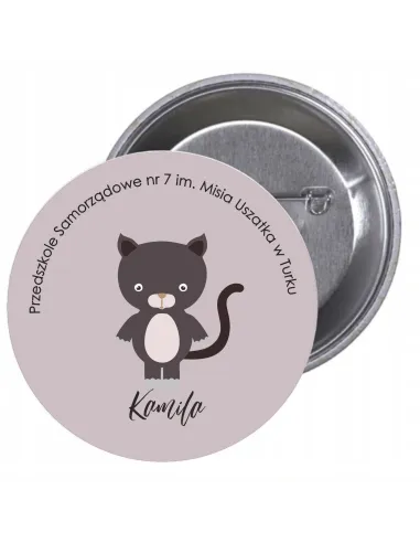 Przypinki Buttony Przedszkole – Kamila Znaczki Badziki