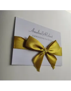 Eleganckie Personalizowane Zaproszenie Ślubne – Wesele