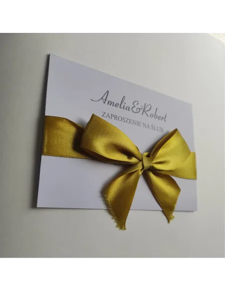 Eleganckie Personalizowane Zaproszenie Ślubne – Wesele