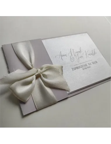 Personalizowane Zaproszenie na Ślub Wesele z Ręcznie