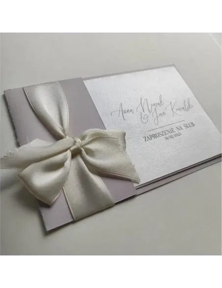 Personalizowane Zaproszenie na Ślub Wesele z Ręcznie