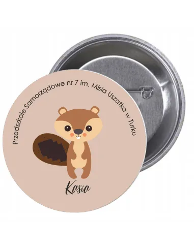 Przypinki Buttony Przedszkole – Kasia Znaczki Badziki