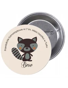 Przypinki Buttony Przedszkole – Basia Znaczki Badziki