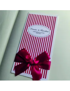 Personalizowane Zaproszenie na Ślub – Wesele Czerwone