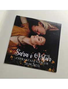 Personalizowane Zaproszenie na Ślub Wesele Waszym Zdjęciem