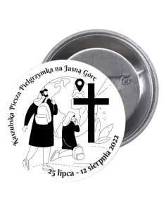 Przypinki Buttony Pielgrzymka Kaszubska Piesza Jasną Górę