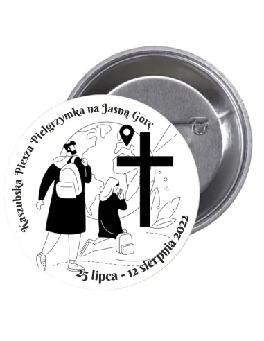 Przypinki Buttony Pielgrzymka Kaszubska Piesza Jasną Górę