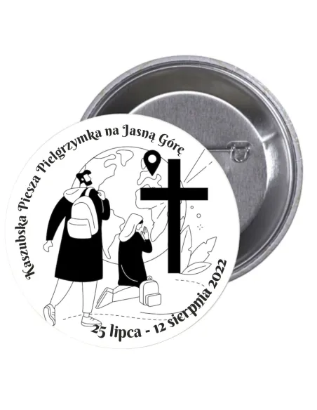 Przypinki Buttony Pielgrzymka Kaszubska Piesza Jasną Górę
