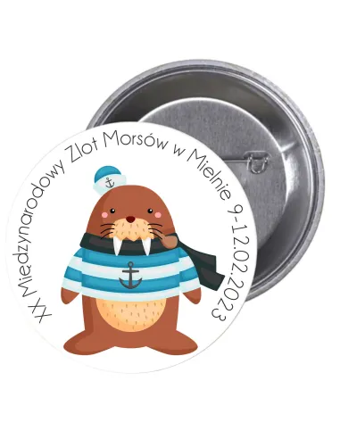 Przypinki Buttony – Xx Międzynarodowy Zlot Morsów Mielnie