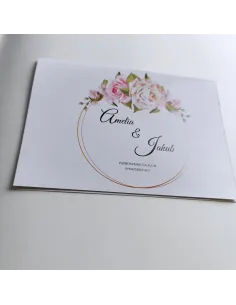 Personalizowane Zaproszenie na Ślub Wesele Wianki Kwiaty