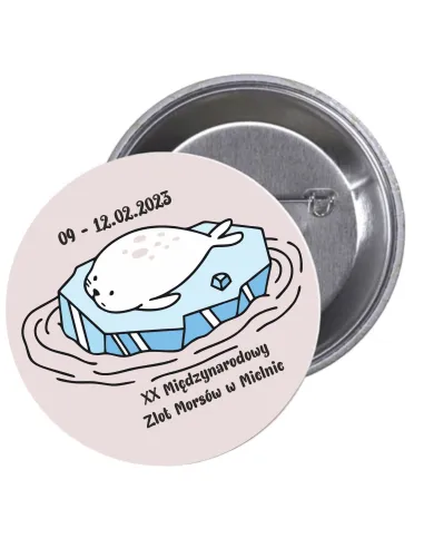 Przypinki Buttony Morsy Xx Międzynarodowy Zlot z Nadrukiem
