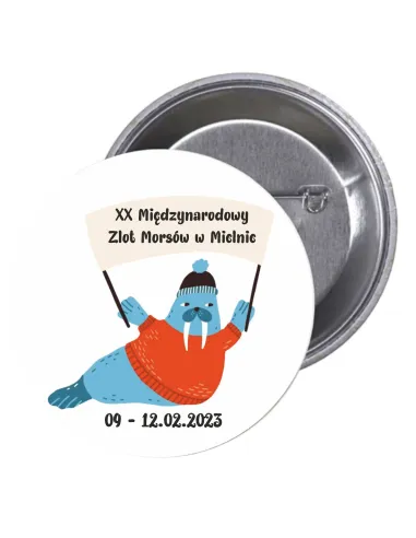 Przypinki Buttony Morsy Xx Międzynarodowy Zlot Pamiątkowe