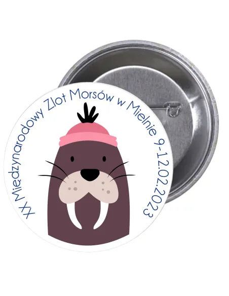 Przypinki Buttony Morsy Xx Międzynarodowy Zlot Pamiątkowe