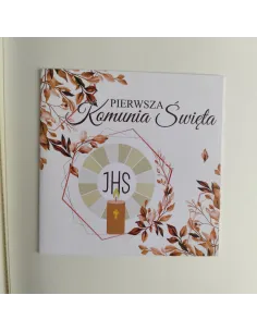 Personalizowane Komunijne Zaproszenie na Gotowy Projekt