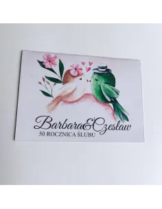Personalizowane Zaproszenie na 50 Rodznicę Ślubu Projekt