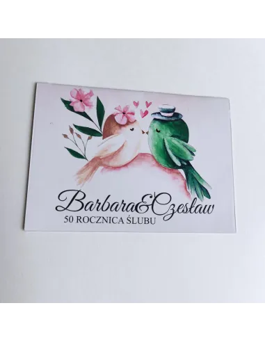 Personalizowane Zaproszenie na 50 Rodznicę Ślubu Projekt