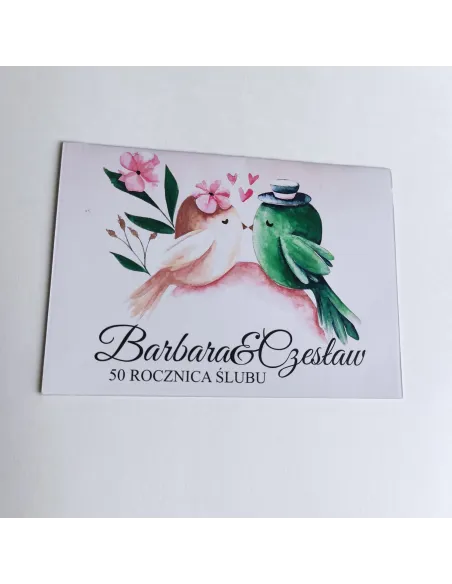 Personalizowane Zaproszenie na 50 Rodznicę Ślubu Projekt