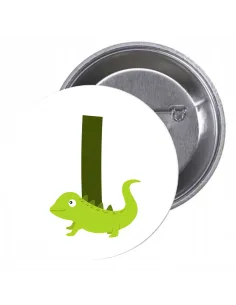 Przypinki Buttony Literki dla Dzieci – I Znaczki Badziki