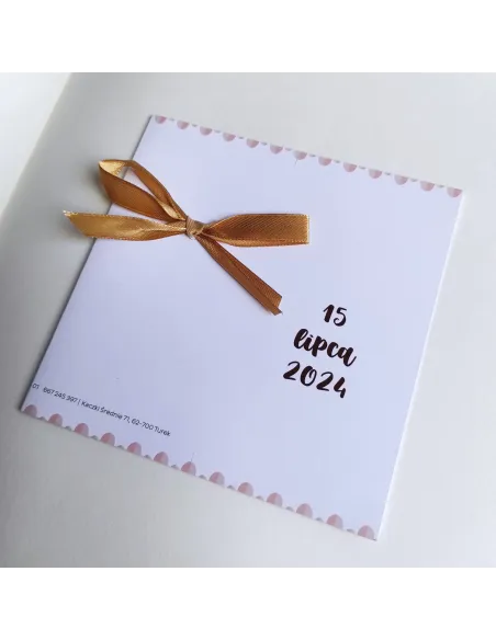 Personalizowane Zaproszenie na Chrzciny Personalizowany