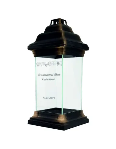 Personalizowany Znicz Kapliczka z Grawerem Taty Imieniem