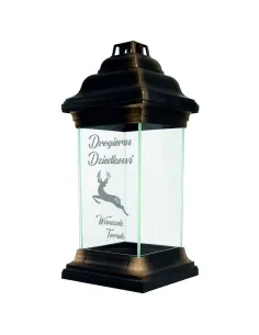 Personalizowany Znicz Kapliczka z Grawerem dla Dziadka