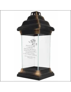 Personalizowany Znicz Kapliczka z Grawerem Córki Imieniem