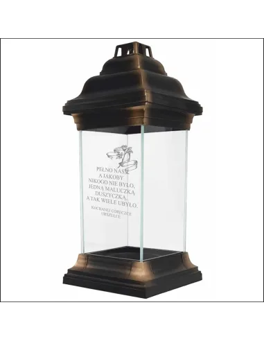 Personalizowany Znicz Kapliczka z Grawerem Córki Imieniem