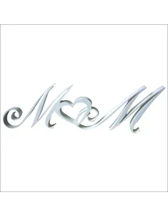 Litery Imiona Inicjały Młodych 20cm – Pary Młodej 3d 20cm