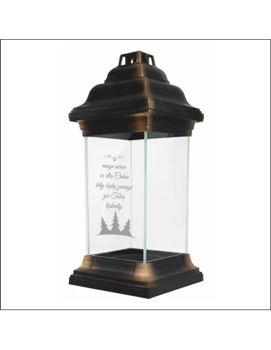 Personalizowany Znicz Kapliczka Grawerem Boże Narodzenie