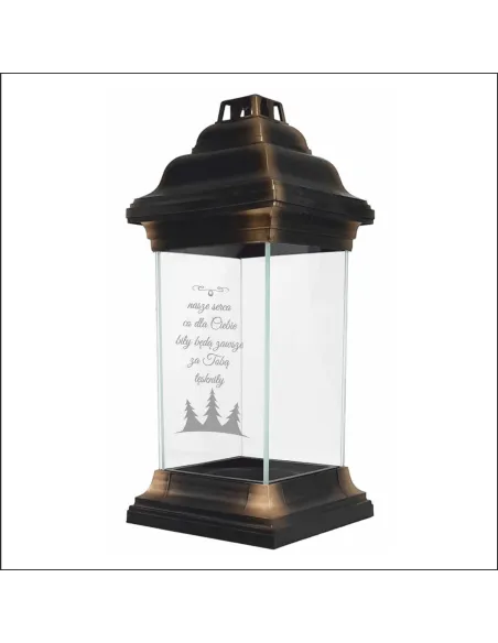 Personalizowany Znicz Kapliczka Grawerem Boże Narodzenie