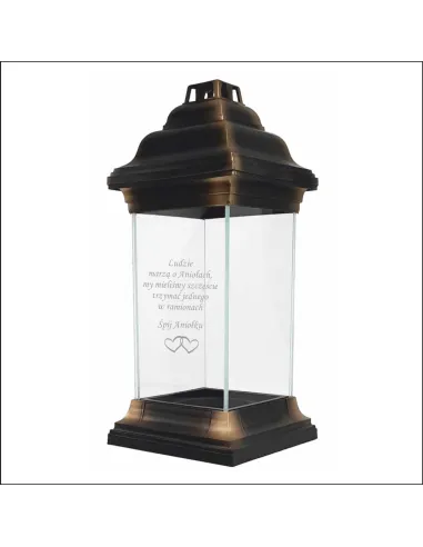 Personalizowany Znicz Kapliczka z Grawerem Dziecka Twój