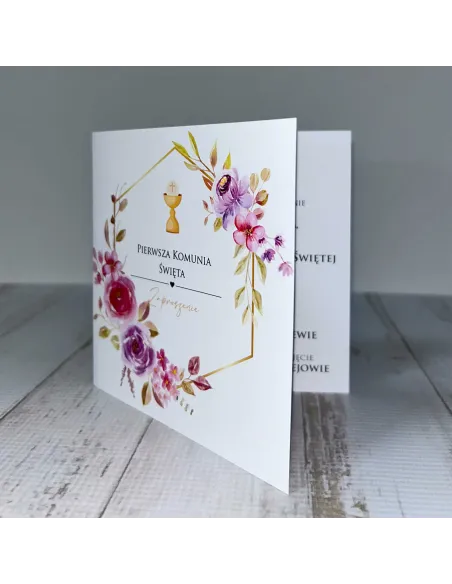 Zaproszenie na Pierwszą Komunię Świętą Zaproszenia do Firmy